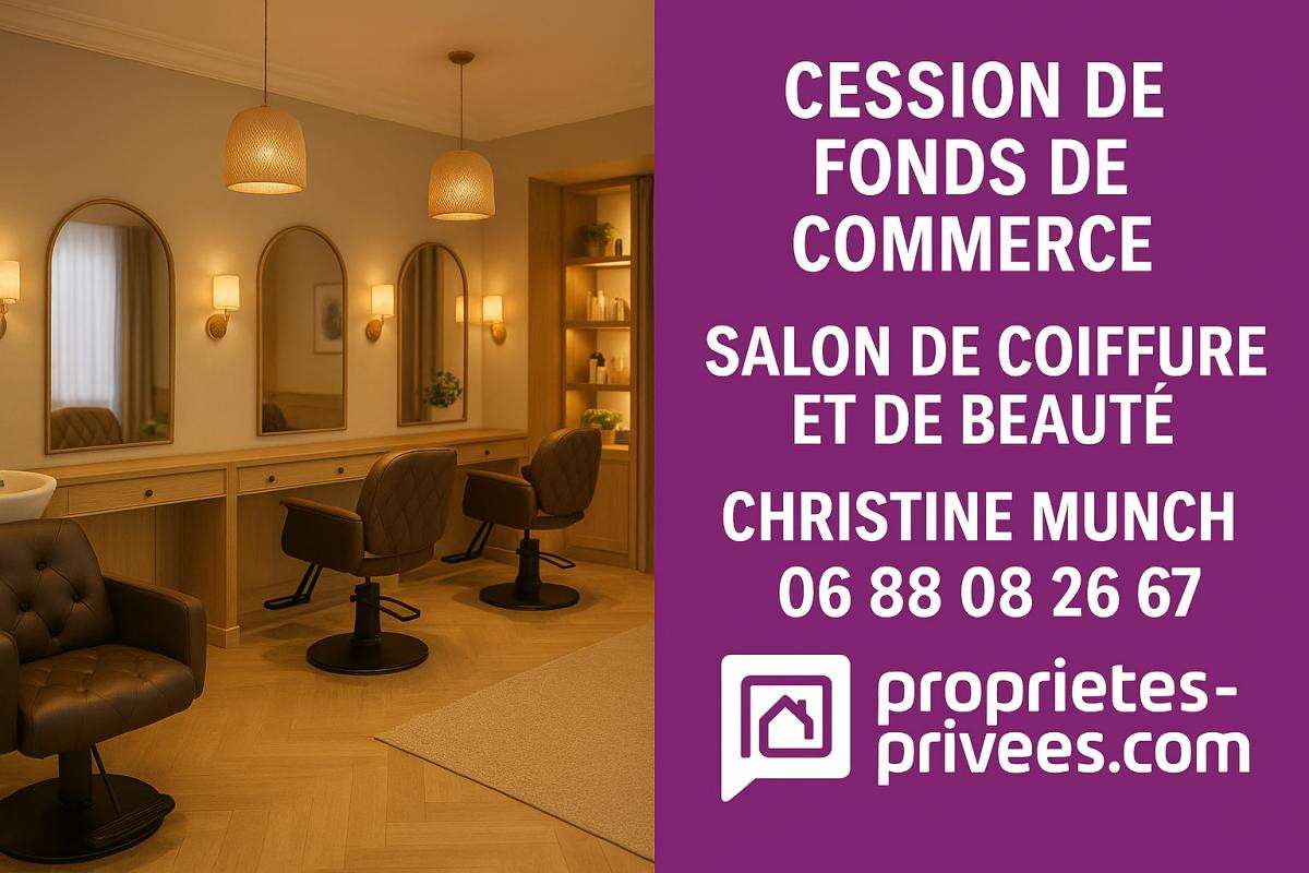 Vente salon de coiffure et de beauté à Pontoise
