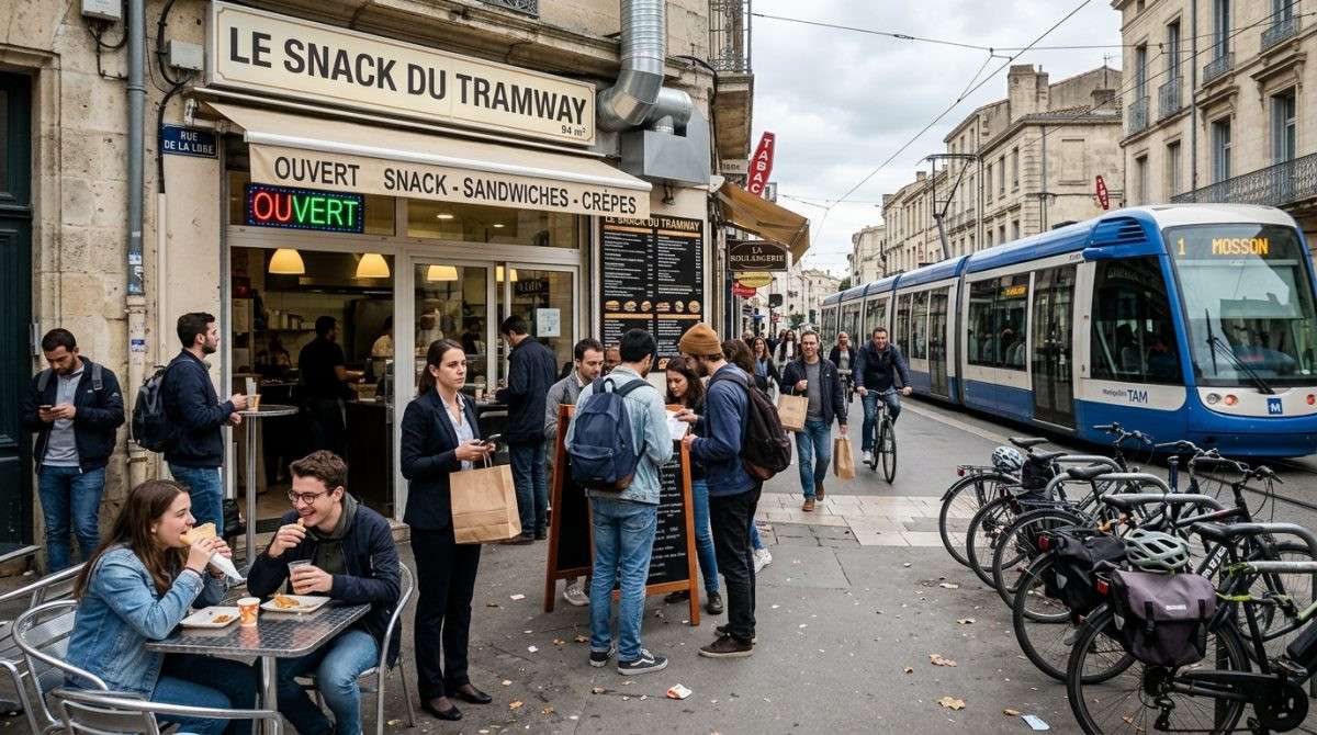 AV FDC snack emplacement stratégique Montpellier
