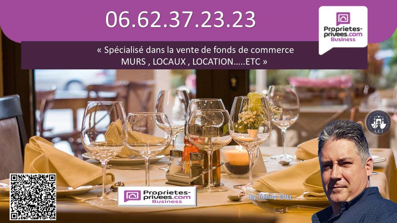 Vente restaurant de 80m² terrasse à Lyon 69007