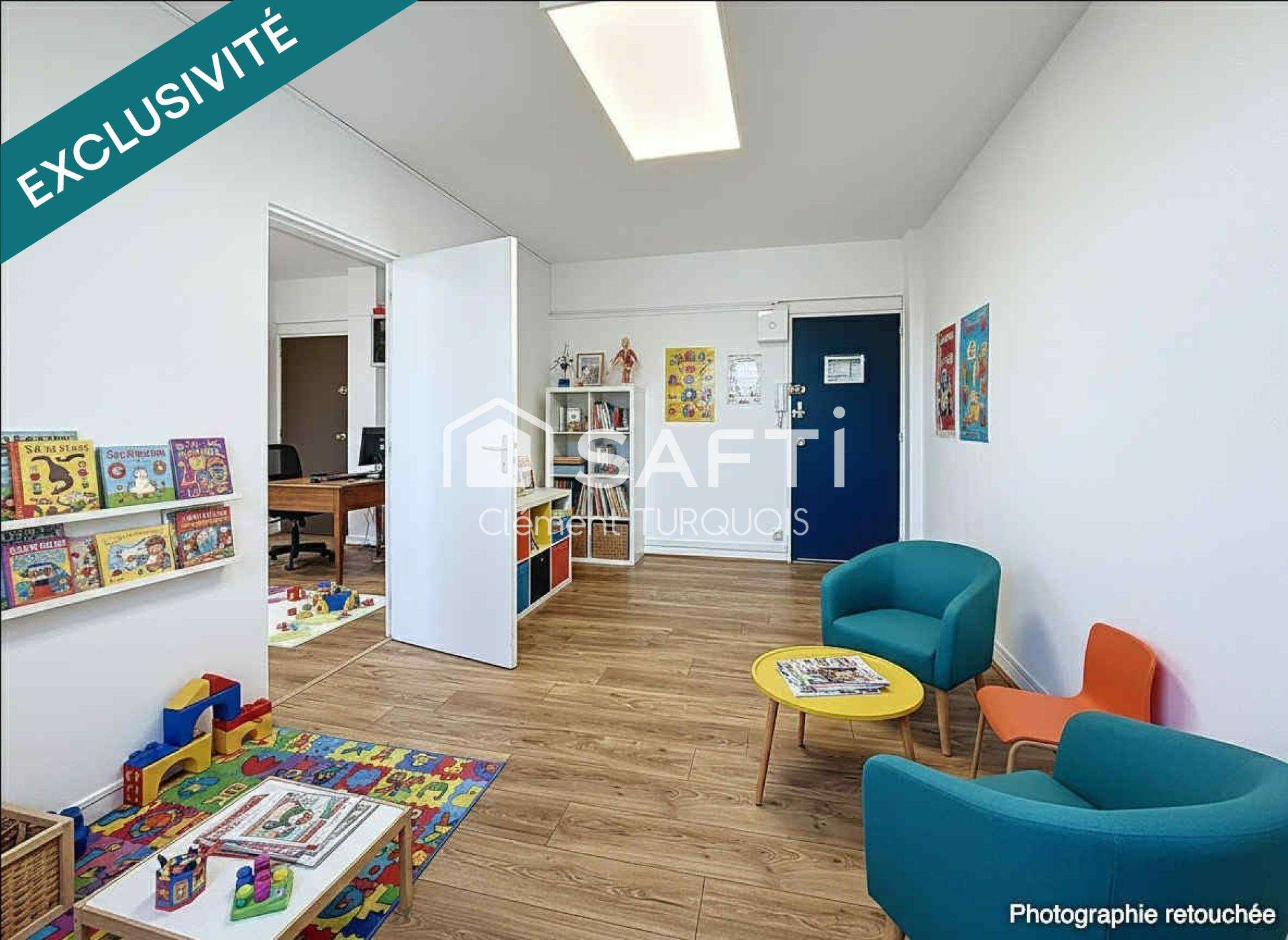 AV bureau de 65m² en R+3 à Tours quartier Rabelais