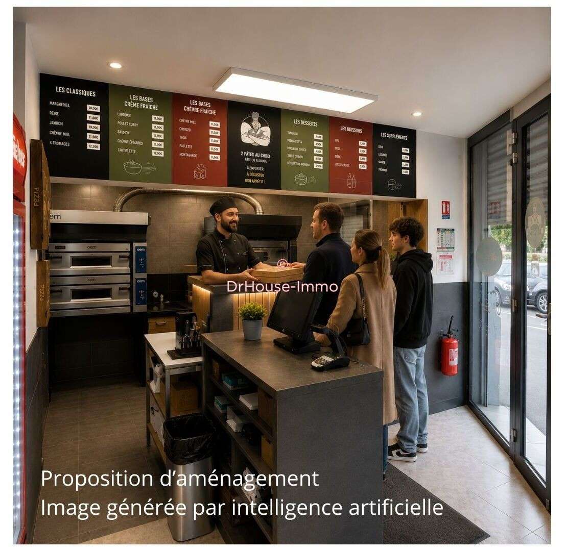 Vente pizzéria sur place vae clé en main à Douai