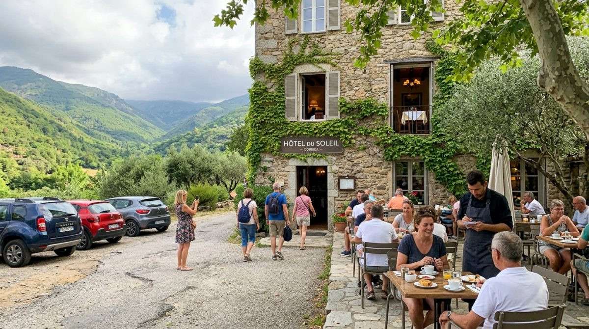 Vente murs et fonds hôtel gite en centre Corse