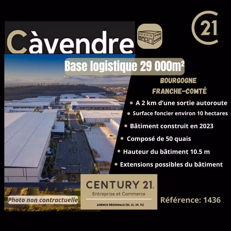 Vente bâtiment de 29 000m² Bourgogne Franche Comté