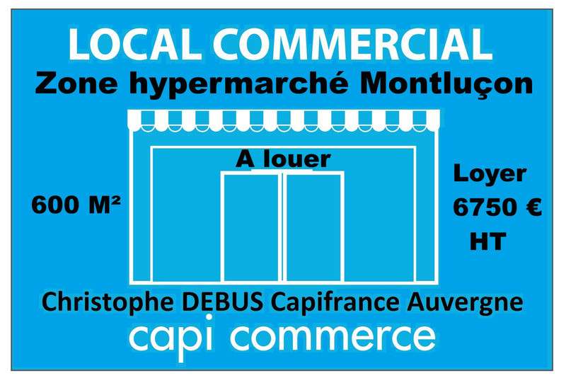 A louer local proche grandes enseignes Montluçon 
