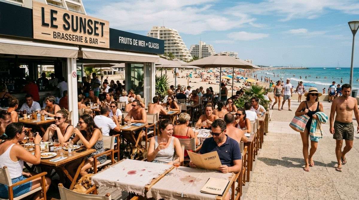 Vente murs bar brasserie avec FDC la Grande Motte