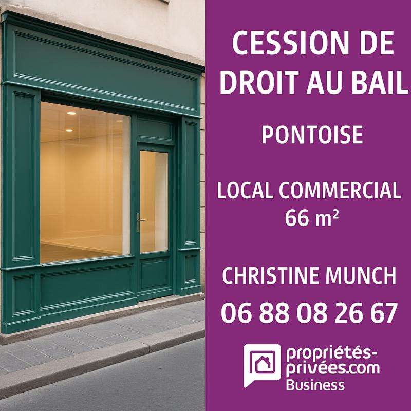 Cession droit au bail local 66m² à Pontoise