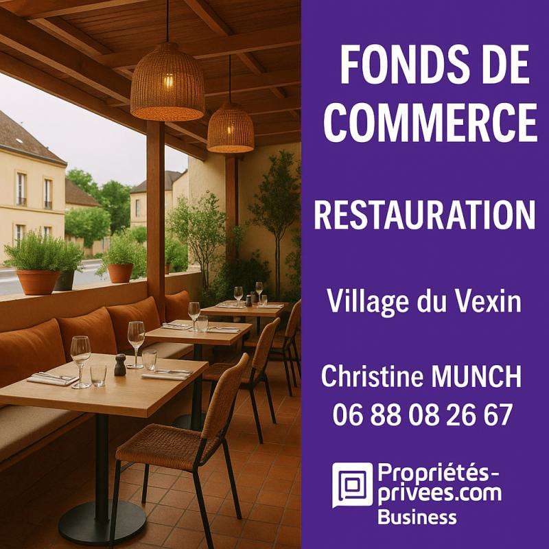 Vente beau restaurant tradi Vexin proche pontoise