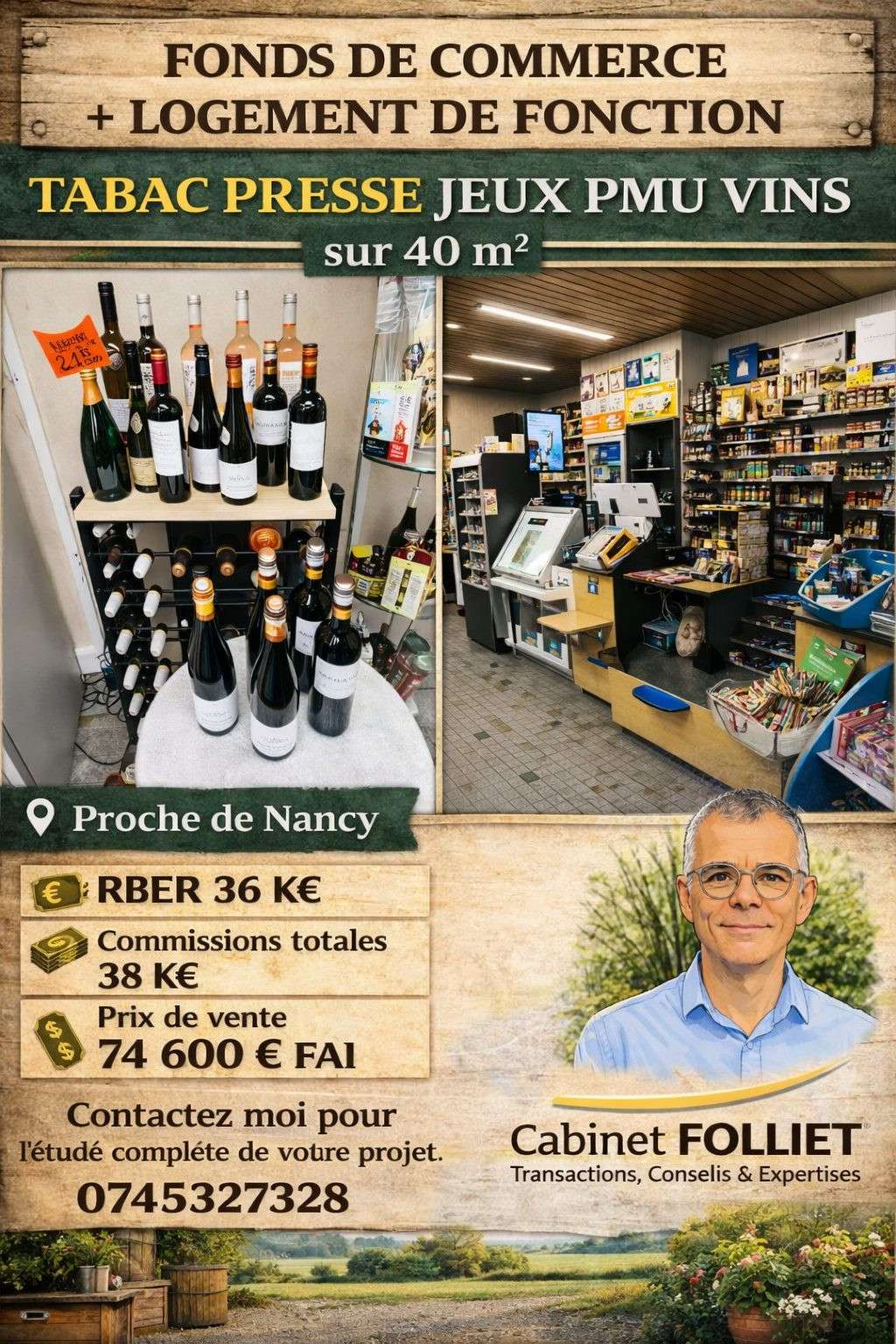 FDC tabac presse jeux à vendre à Malzéville