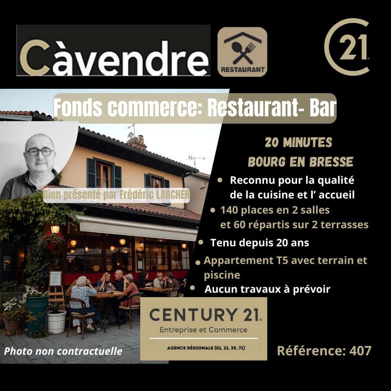 Av restaurant bar pizzeria proche Bourg en Bresse