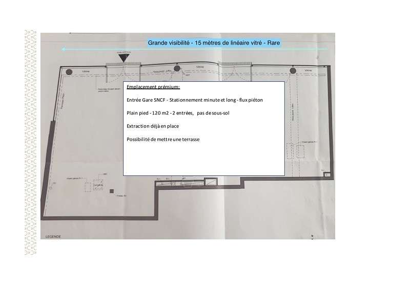Location local commercial 120m² empl N°1 Brest 