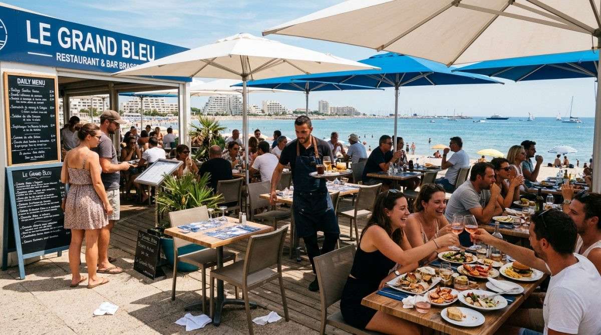 AV bar brasserie lic 4 vue mer à La Grande Motte