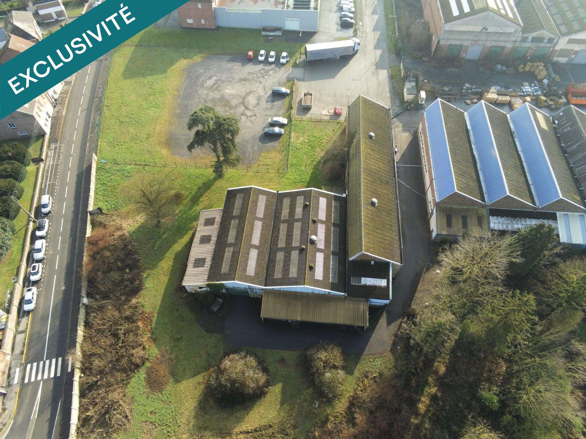Vente bâtiment industriel 1100m² sur terrain Marly