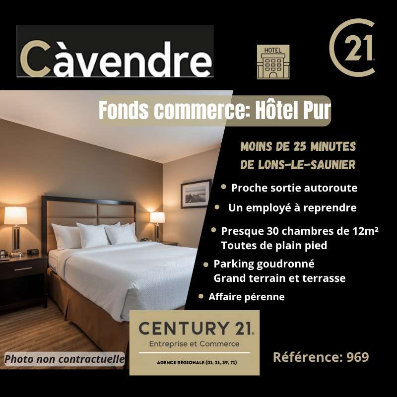 Vente hôtel pur belle opportunité prox Louhans