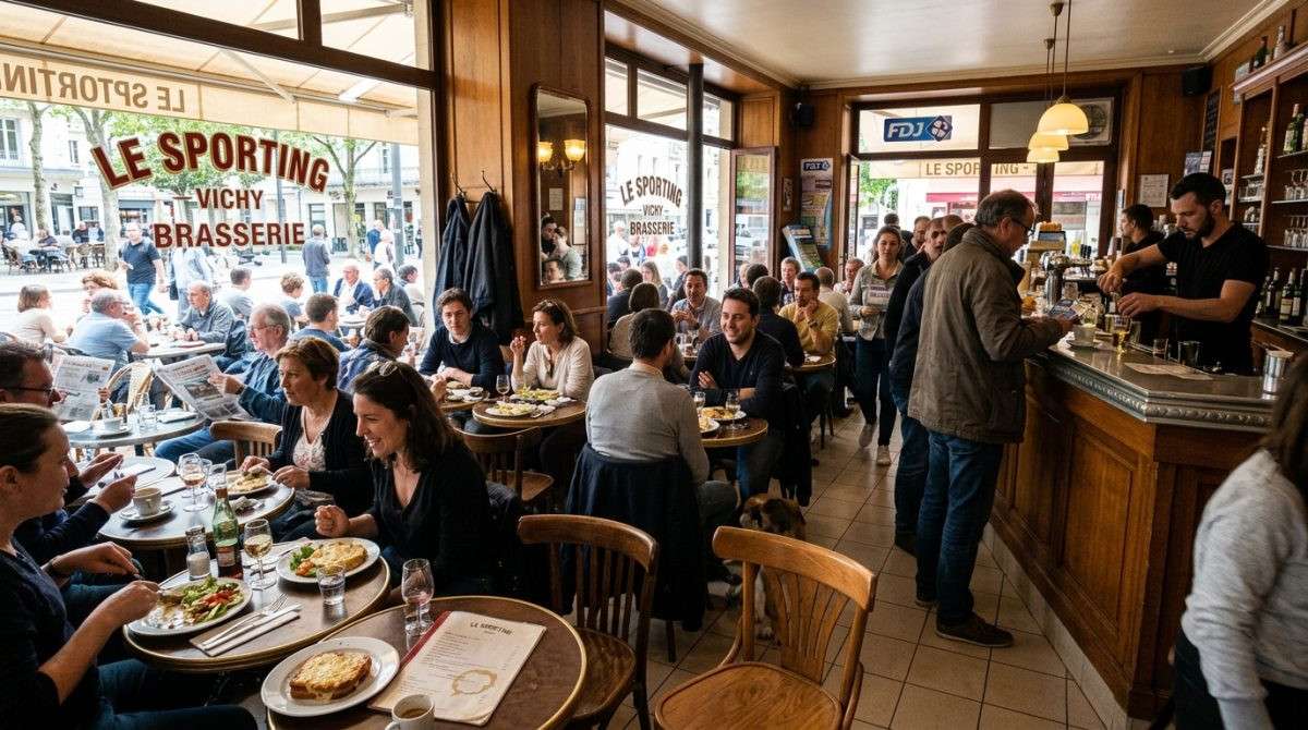 Vente bar brasserie tabac PMU 60 pl Vichy bel empl