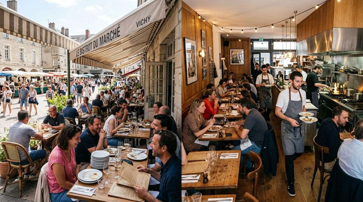 Vente restaurant 50 couverts terrasse centre Vichy