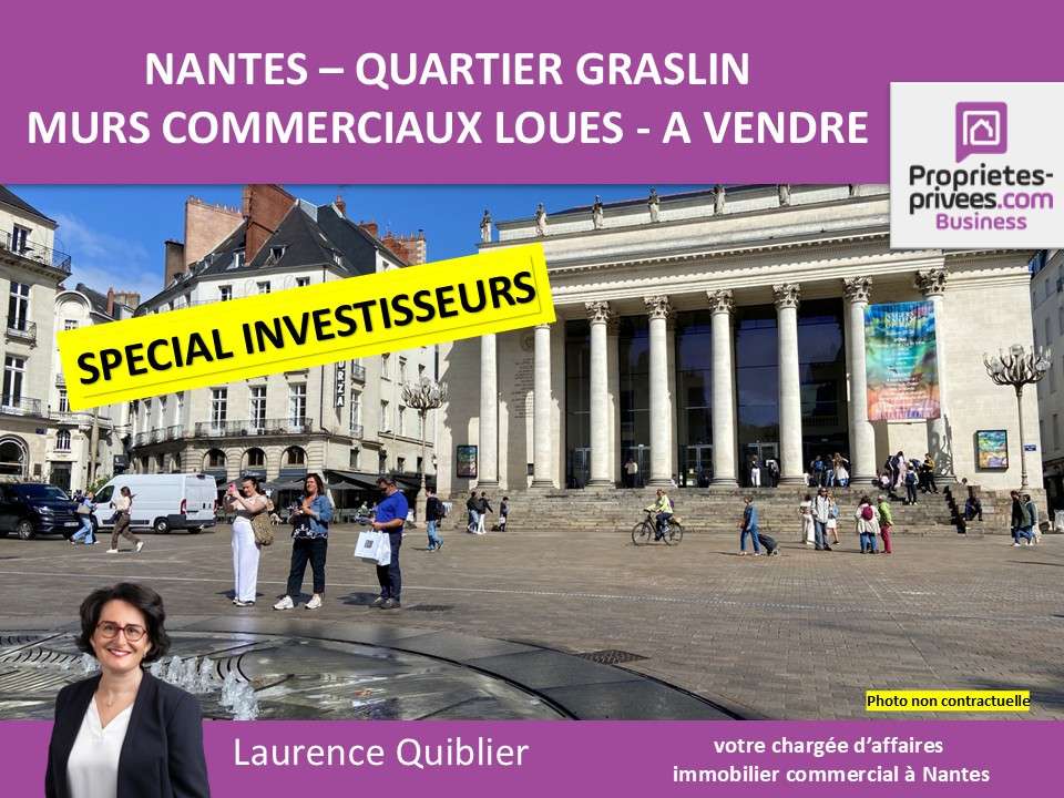 Vente murs occupés loués Nantes Graslin Voltaire