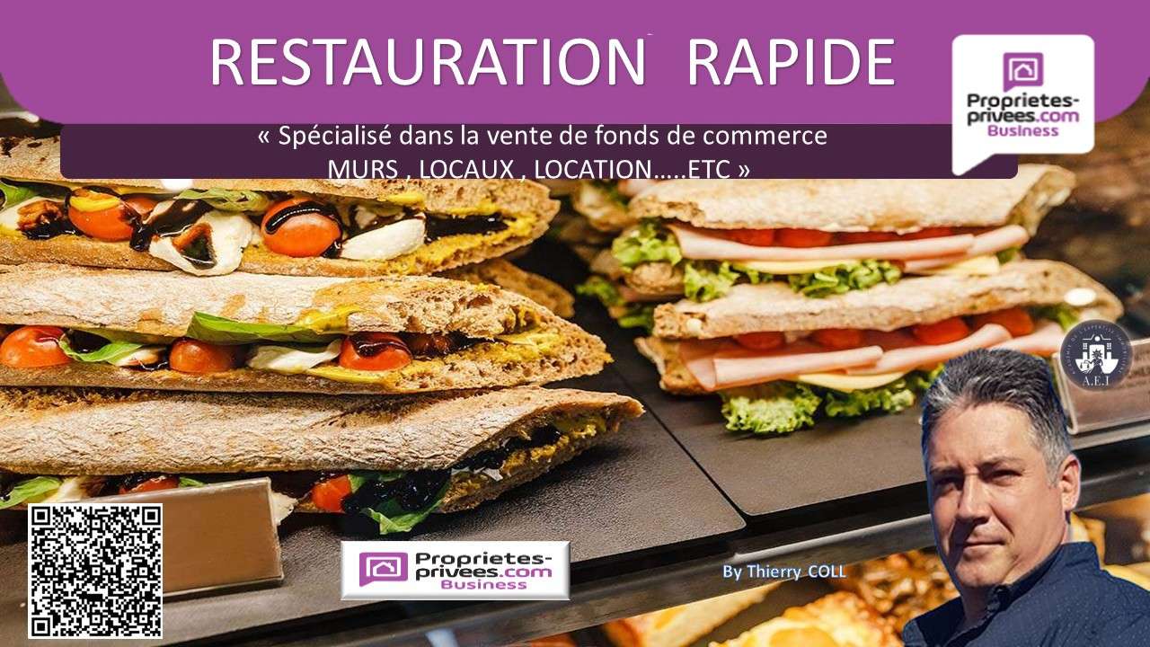 A vendre restauration rapide de 80m² à Vénissieux 