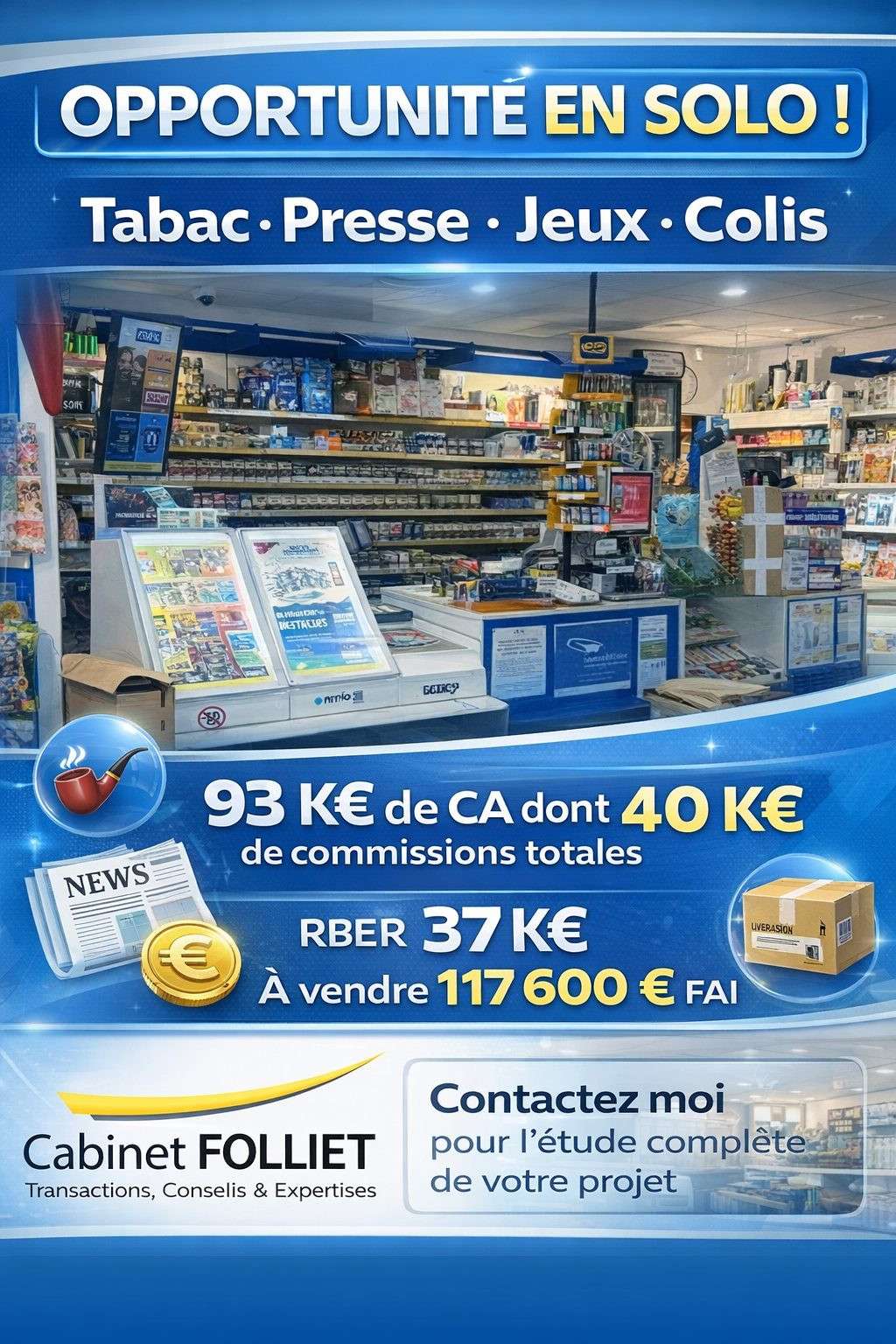 Fonds de commerce tabac presse à vendre Strasbourg