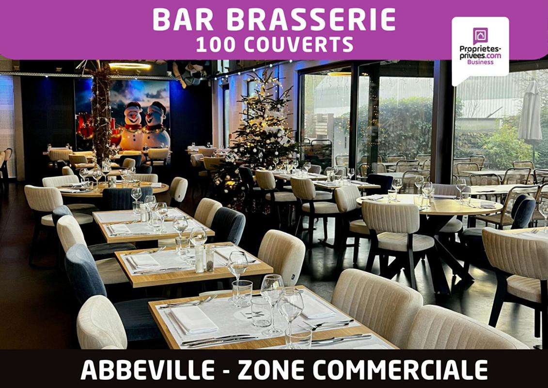 Vente bar brasserie à Abbeville zone commerciale