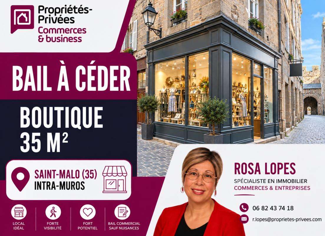 DAB boutique 35m² centre historique de Saint Malo