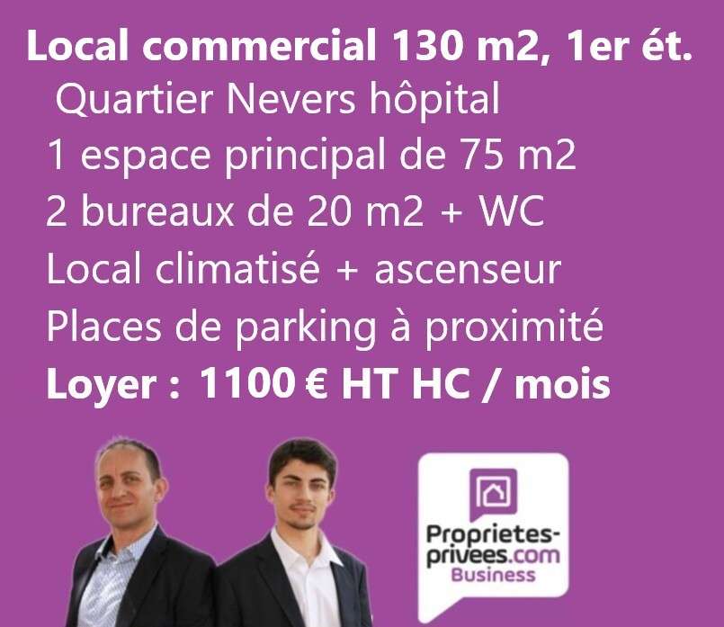 A louer bureaux 130m² quartier hôpital de Nevers