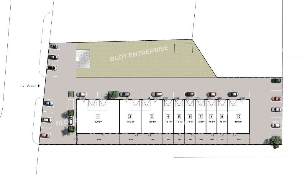 A vendre cellule 150m² zone du Signan à Pontivy