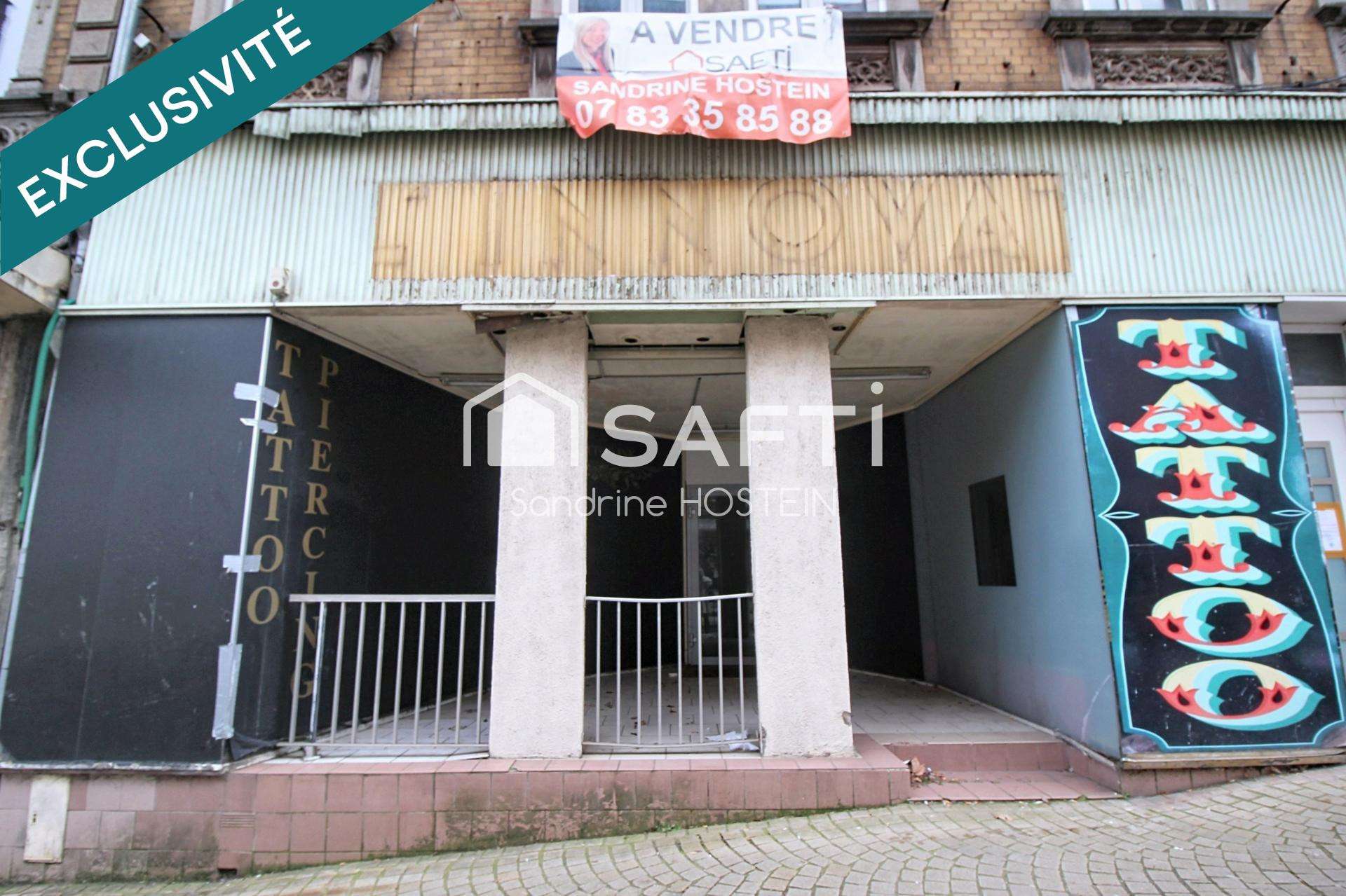 Vente local commercial 119m² terrasse à Villerupt