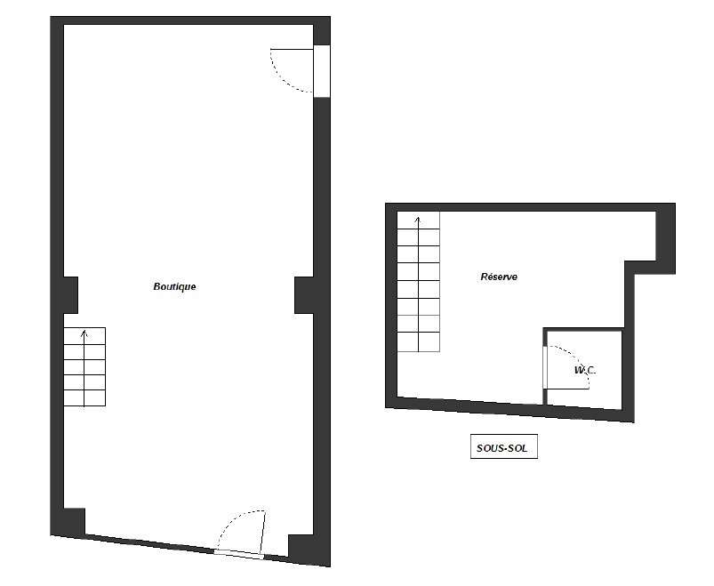 DAB boutique rue Saint Maur 60m² Paris 11e