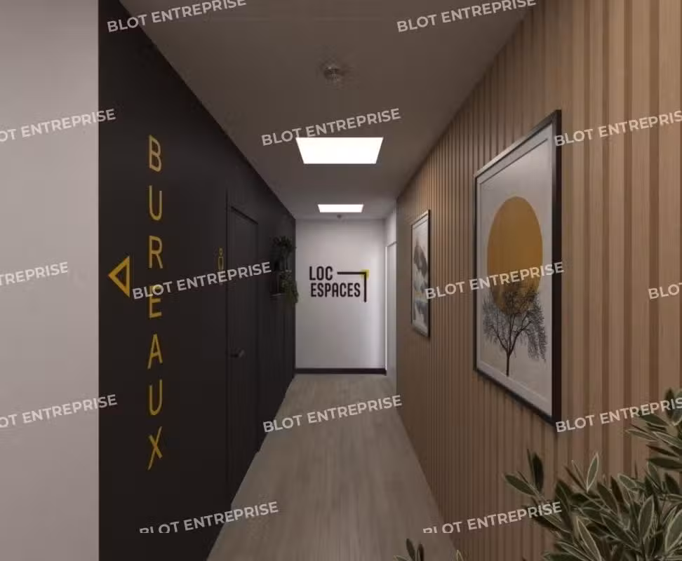 A louer bureaux 14m² R+1 bâtiment moderne à Brest