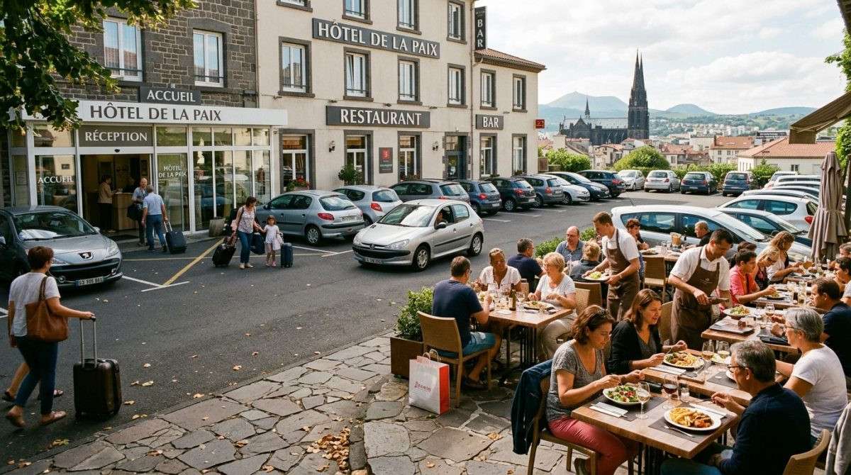 Vente hôtel ** 24 ch + restaurant à Clermont Fd
