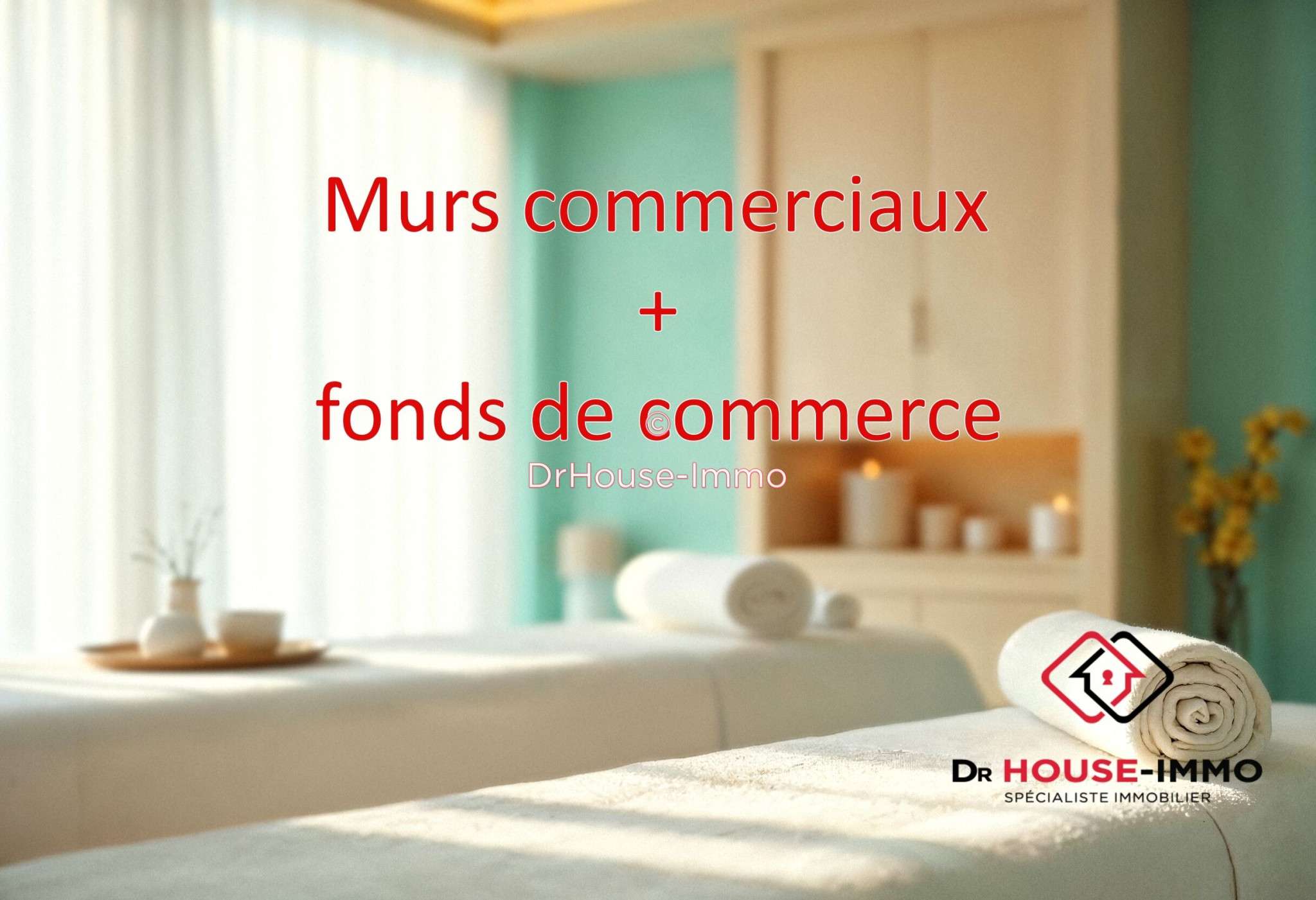 Vente murs 43m² + fonds activité de santé Sorbiers