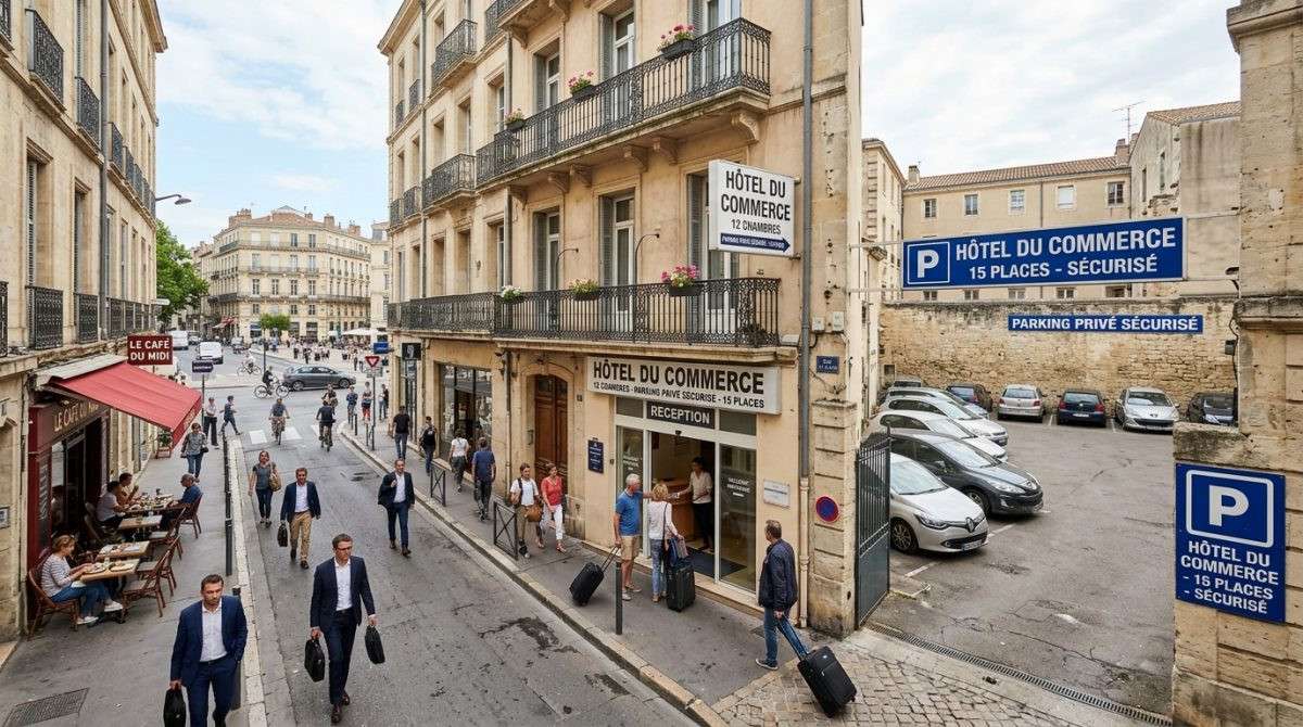 Vente hôtel bureau 2 ** murs et FDC à Montpellier