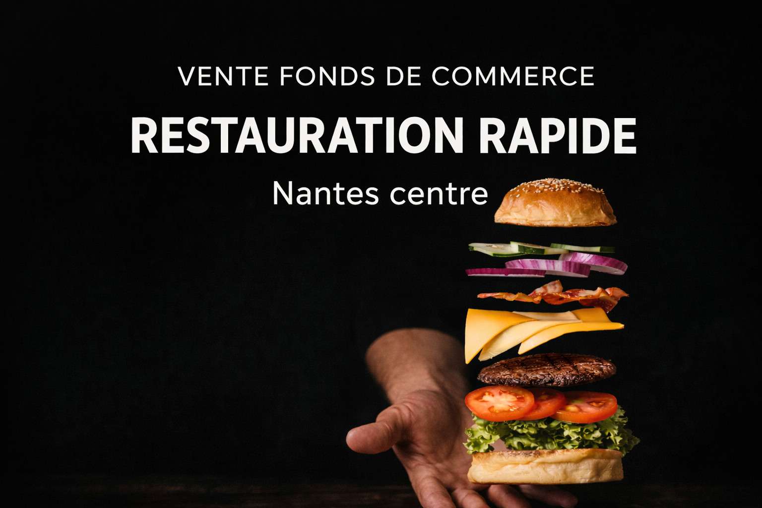 Vente restauration rapide à Nantes centre premium