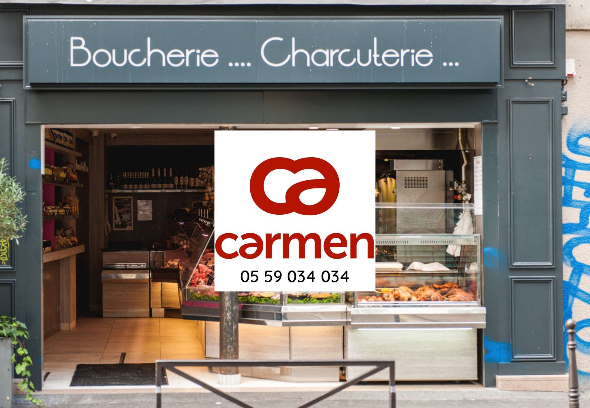 AV fonds de commerce stand aux Halles Anglet  
