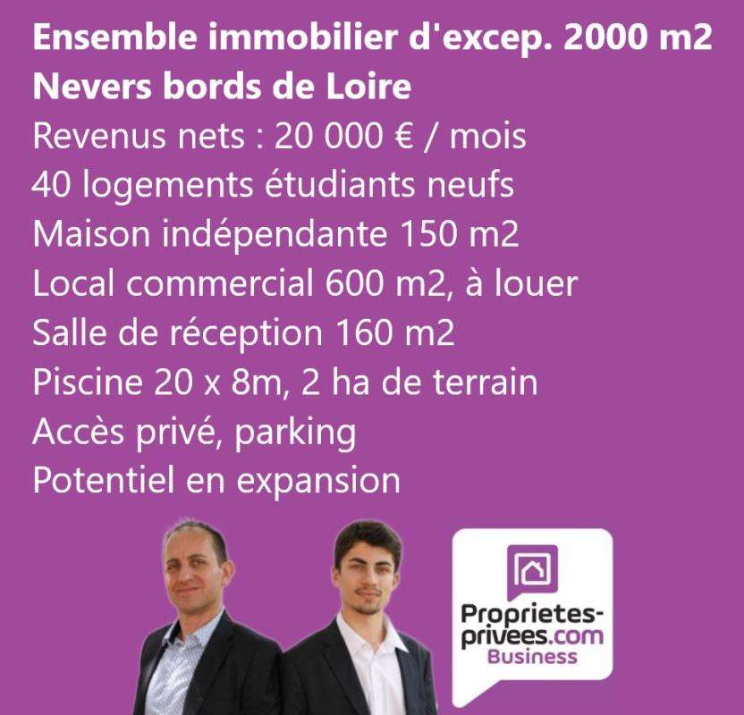 Ensemble immobilier d'exception 2500m² à Nevers