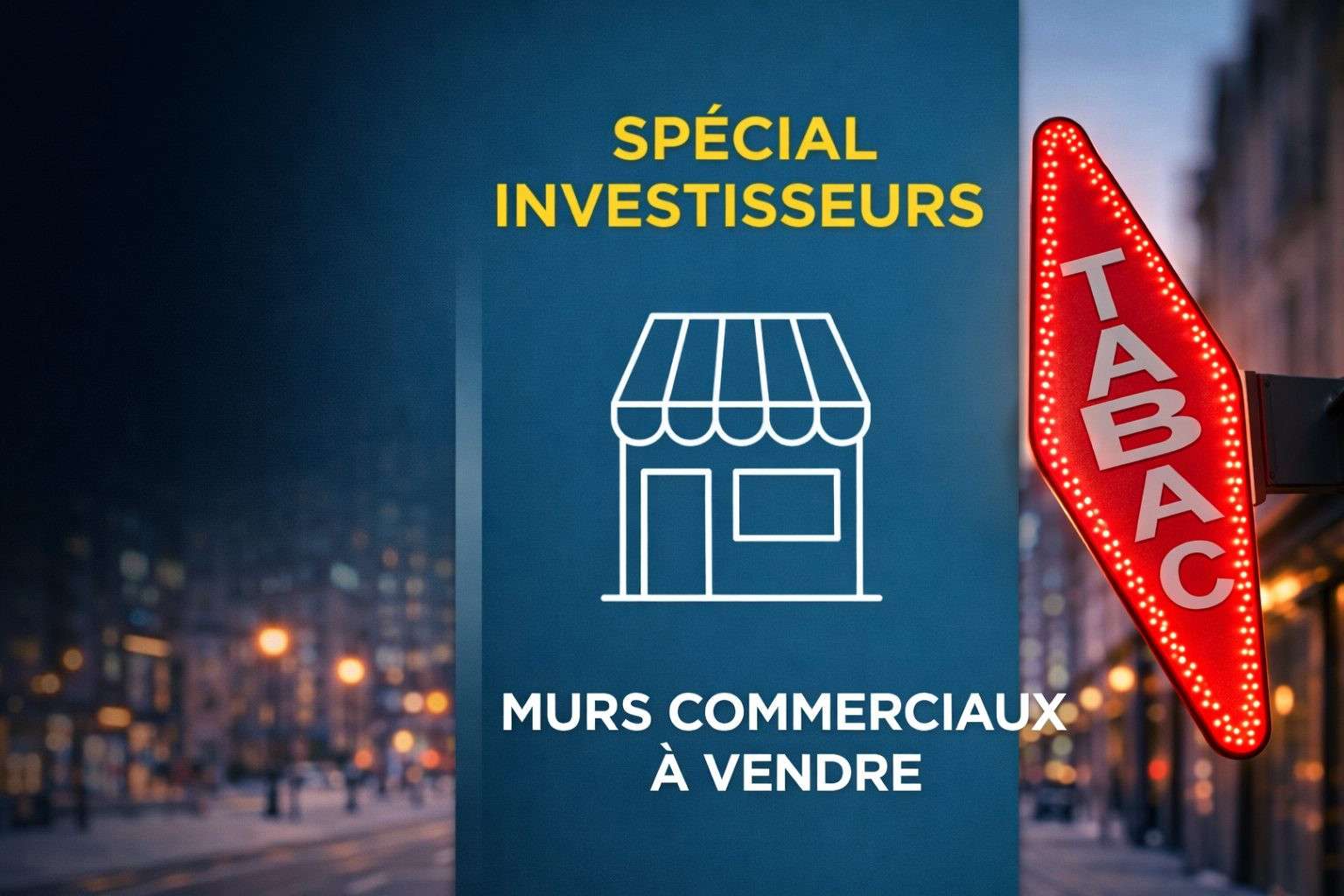Vente murs bureau de tabac occupés à Crémieu