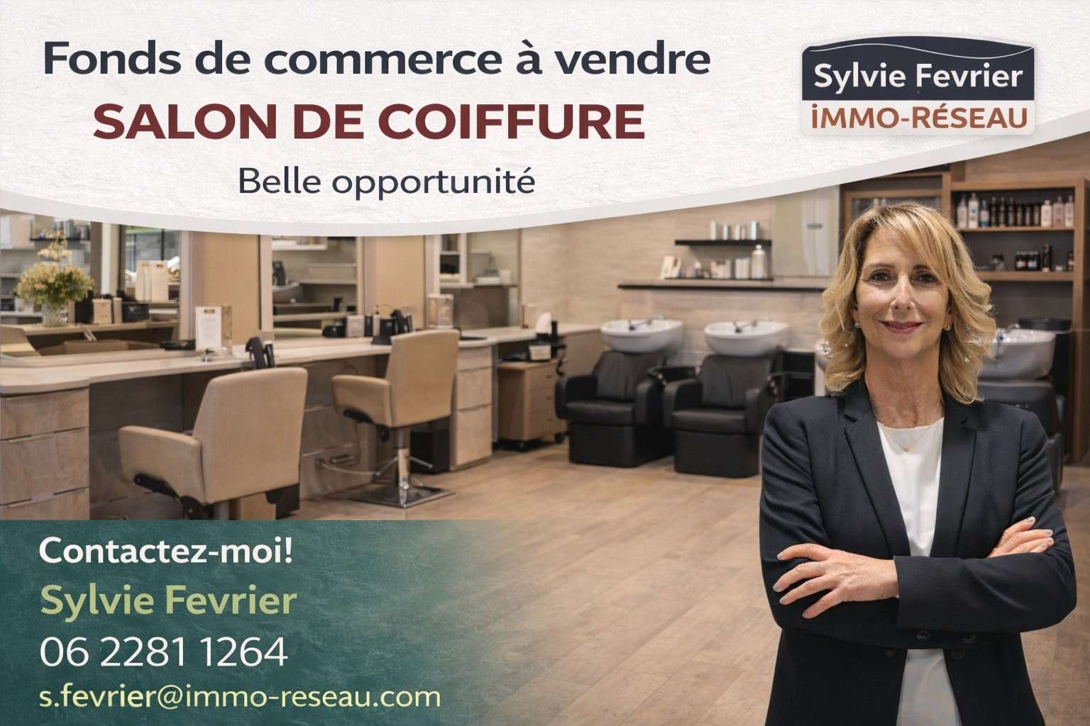 Vente salon de coiffure empl N°1 à Menton centre