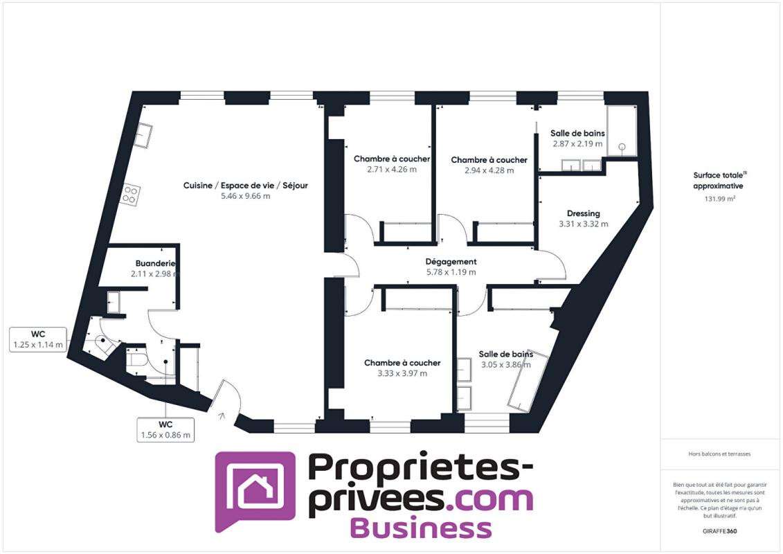 Vente bureaux 127m² empl premium Toulouse centre
