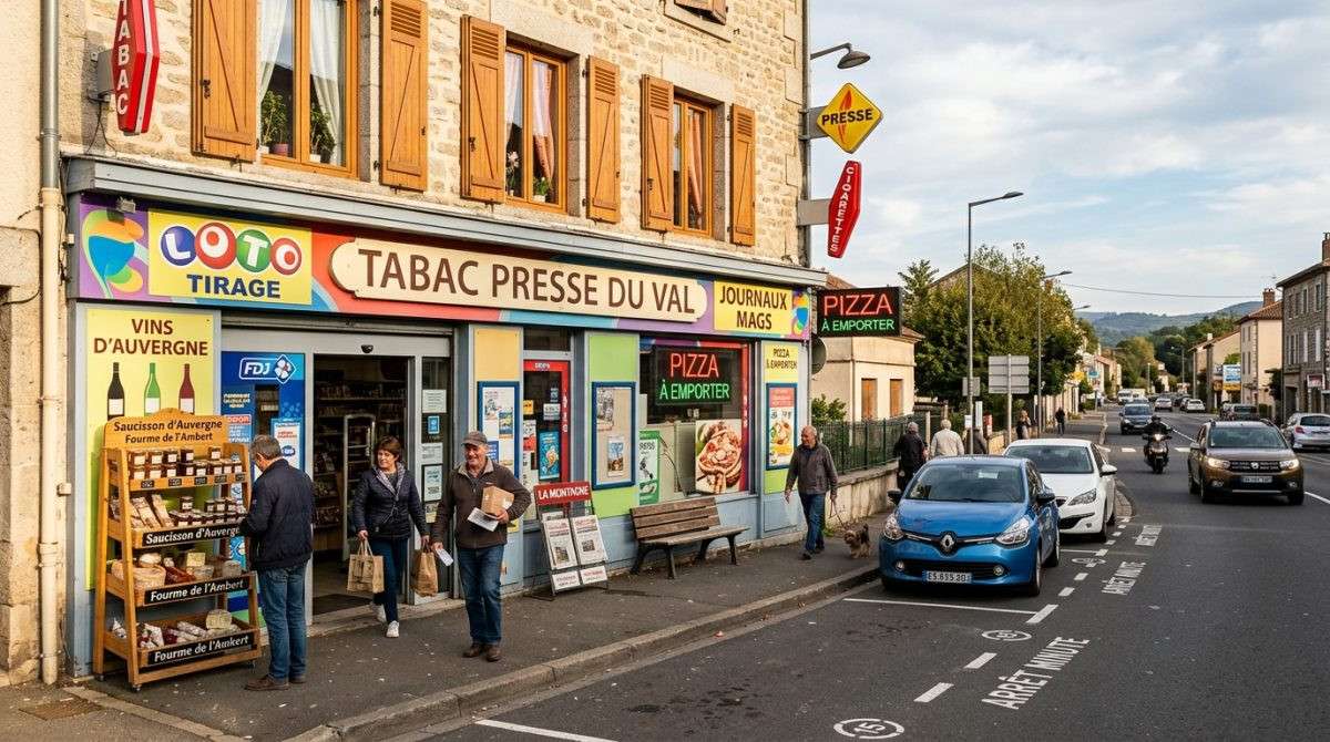 Murs commerciaux tabac presse à vendre à Courpière