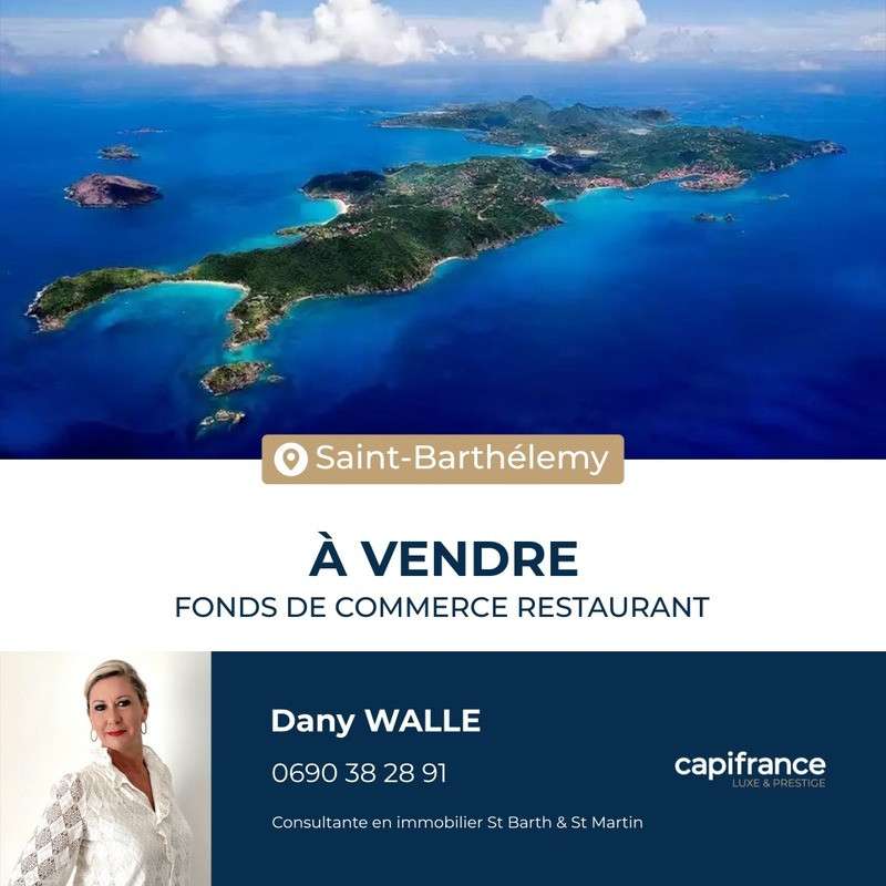 A vendre restaurant bar à Saint Barthélémy