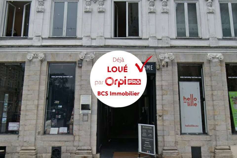 A louer local commercial 82m² à Tourcoing (59200)