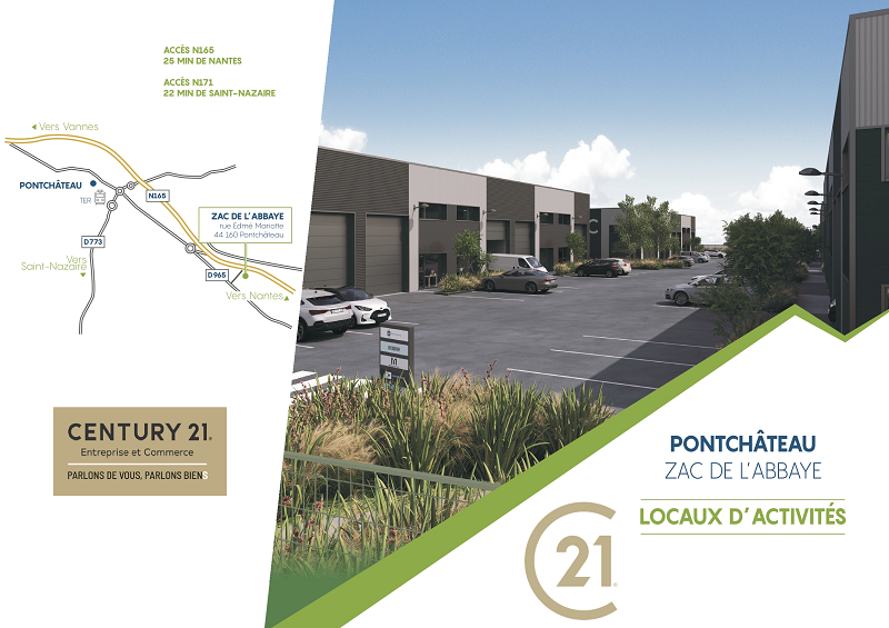 Vente locaux neufs ZAC de l'Abbaye à Pontchâteau
