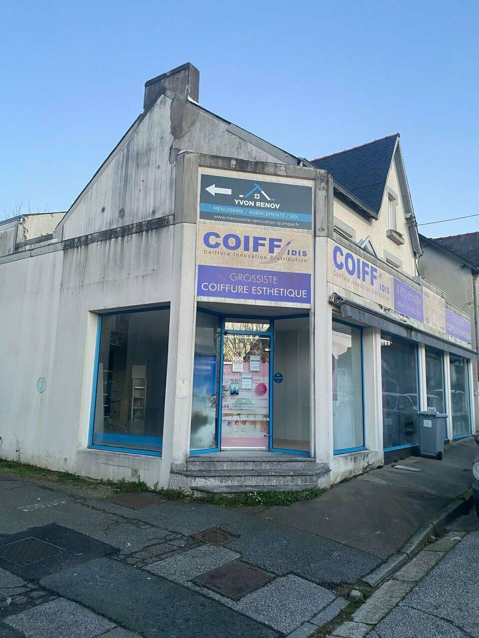 Vente local commercial 170m² avec vitrine Quimper