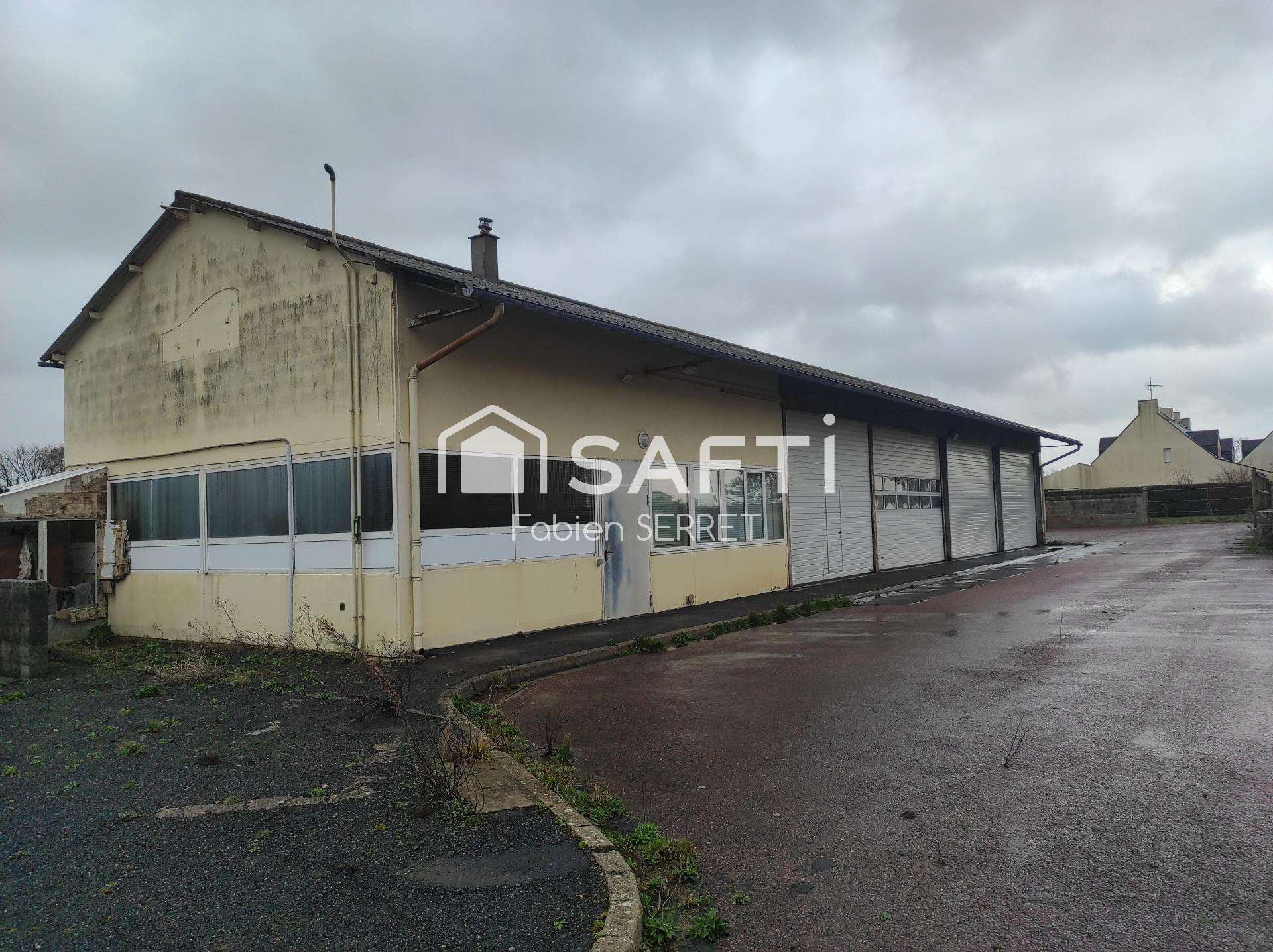 A louer bâtiment bureaux 232m² à Trévières