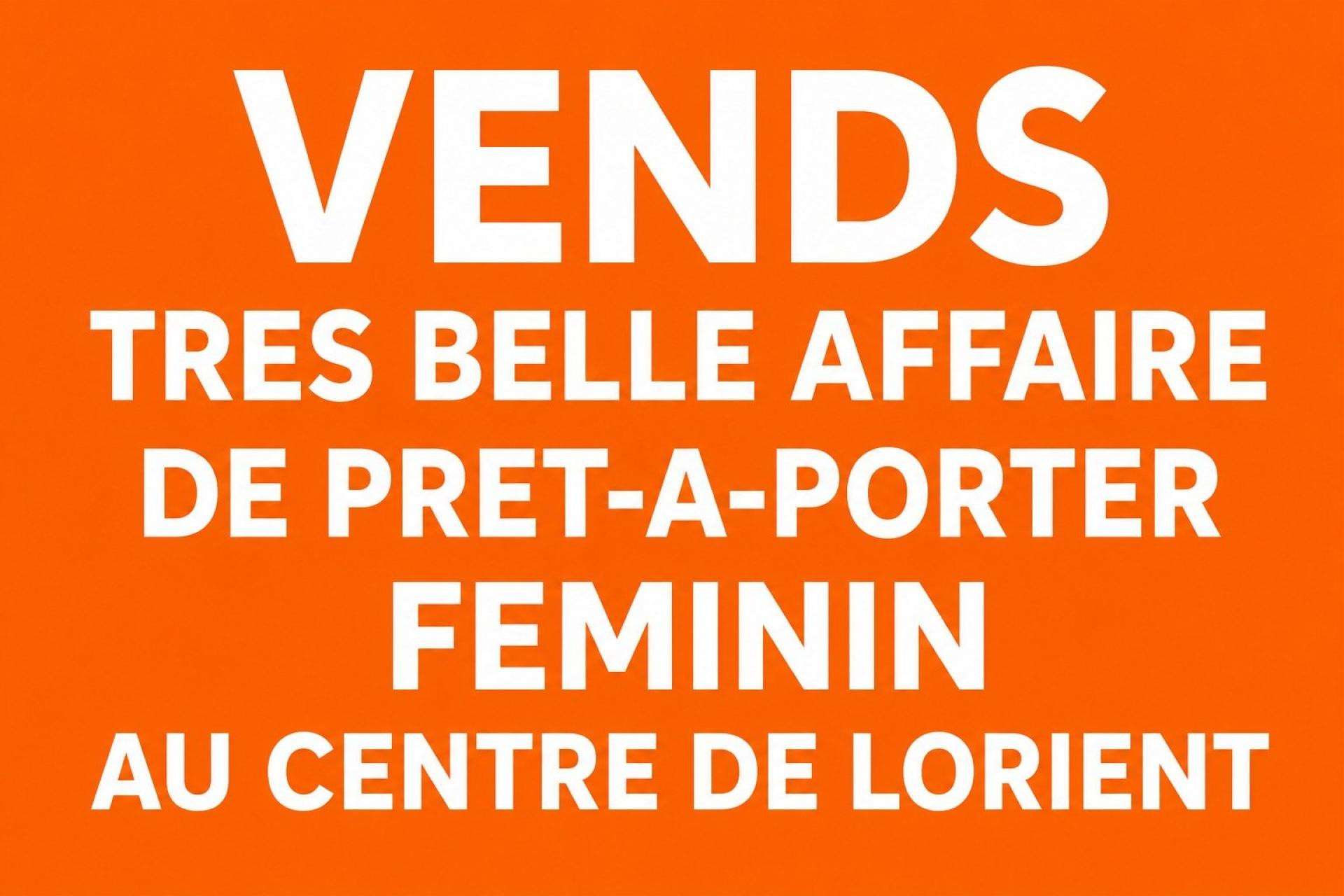 Vente local commercial 60m² empl premium Lorient