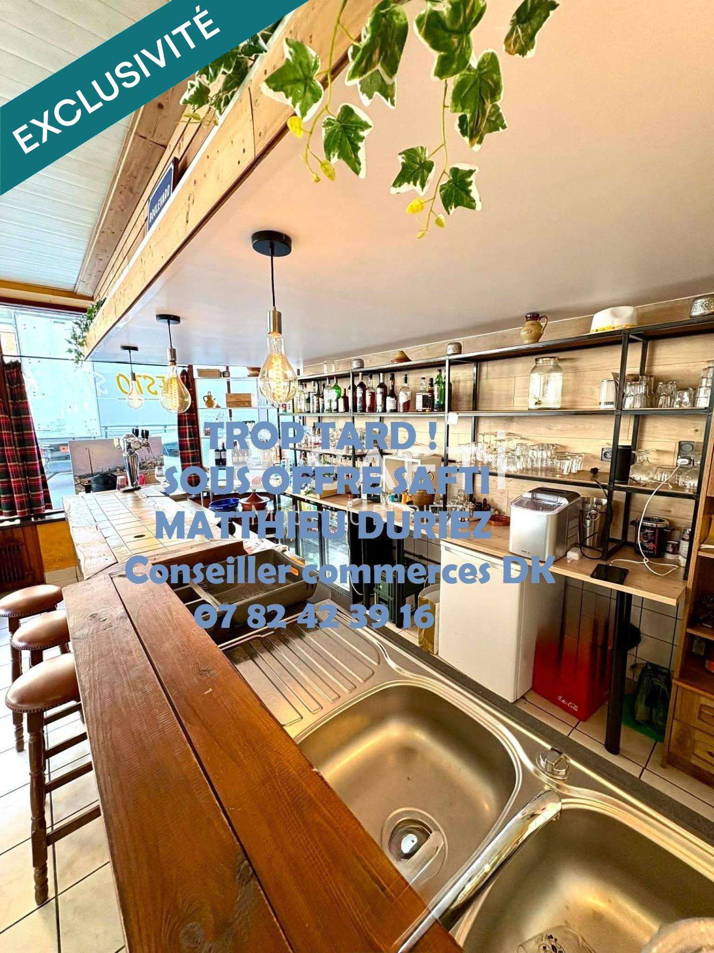 Vente bar brasserie 2 terrasses à Dunkerque centre