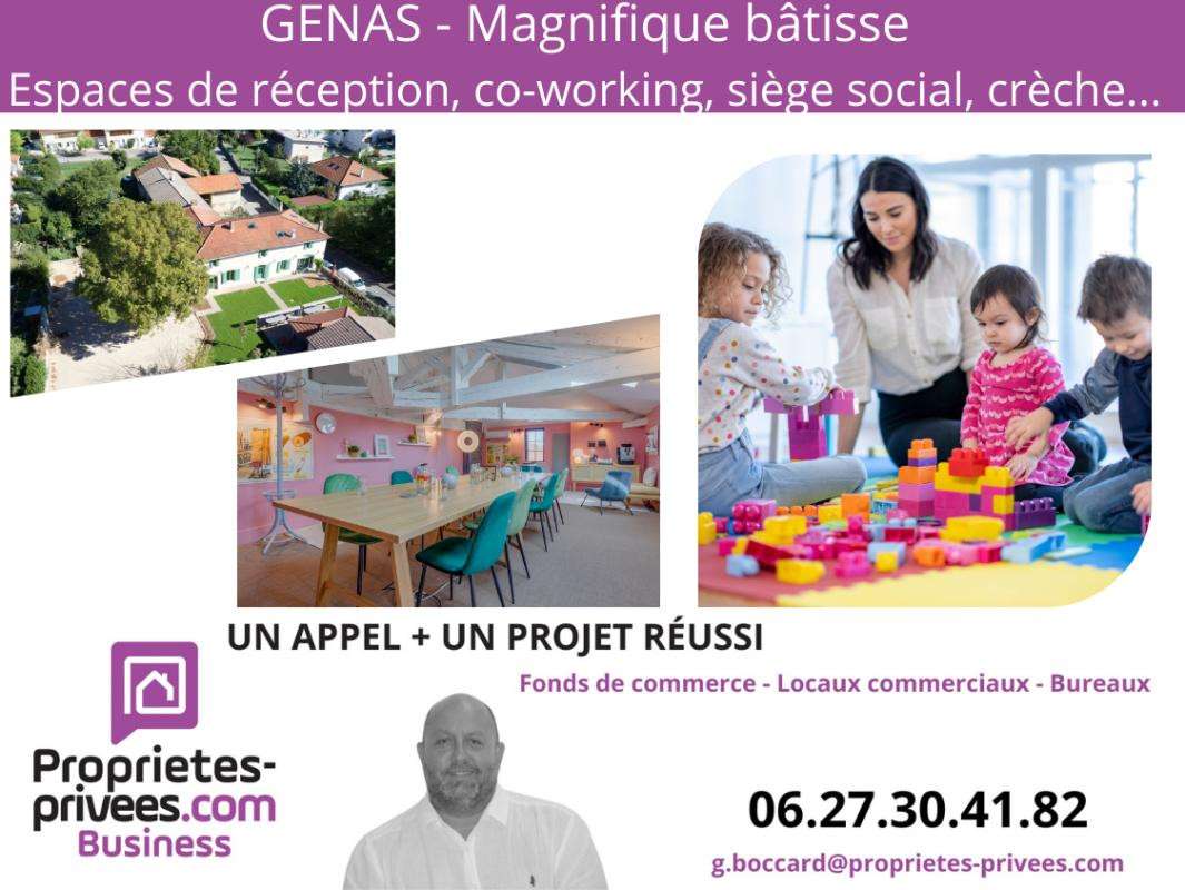 Murs commerciaux 345m² sur terrain 1281m² à Genas