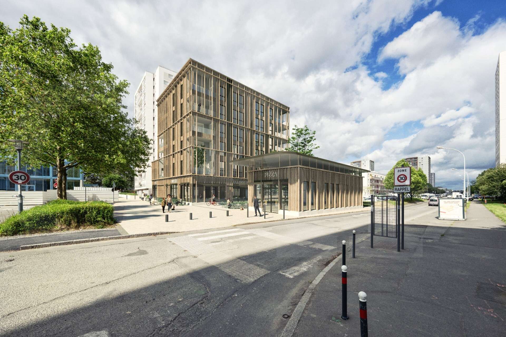 A vendre programme de bureaux à Rennes Le Blosne