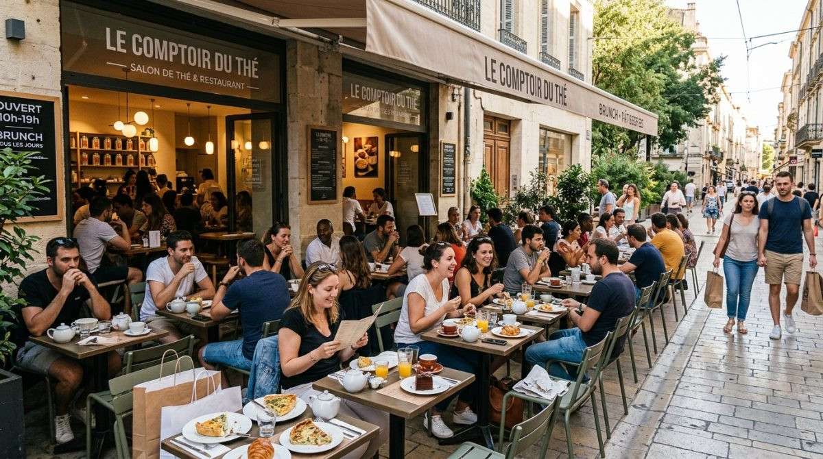 Vente salon de thé petite restauration Montpellier