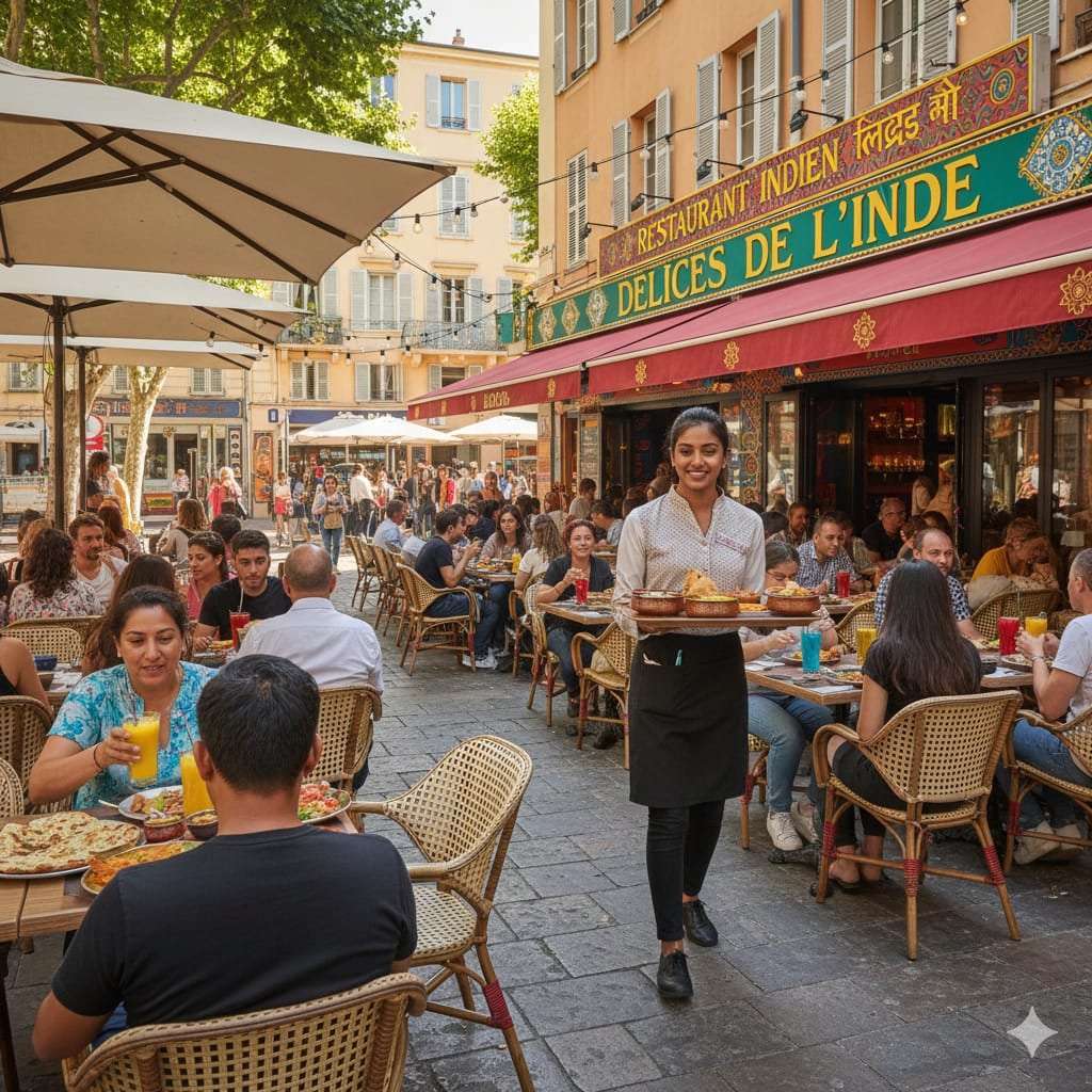Droit au bail restaurant en rue piétonne à Nice